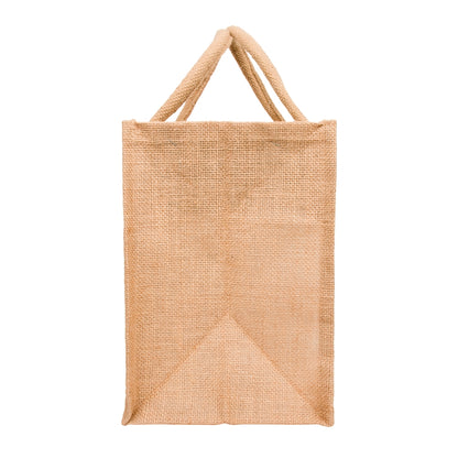 11x11x8 inch Window Jute Hamper Bag – With Zip