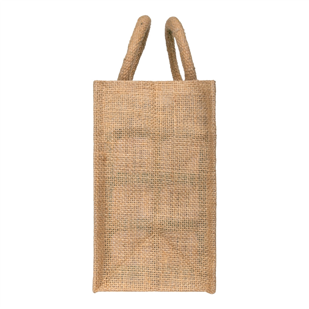 10x8x5 inch Window Jute Hamper Bag – With Zip