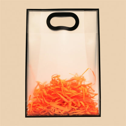 Stylish Frosted Tote Bag - 13.5x9.5x4 Inch (Assorted Colors)